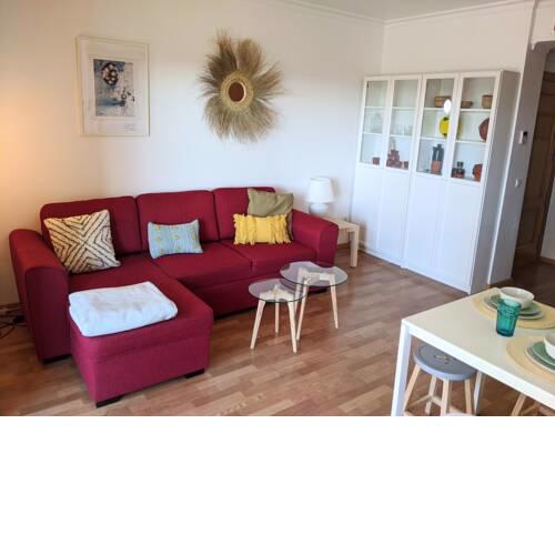 Apartamento junto a la playa en Parque Litoral con parking y piscina