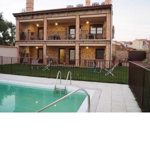 Apartamentos rurales Posada de Monfragüe con jacuzzi