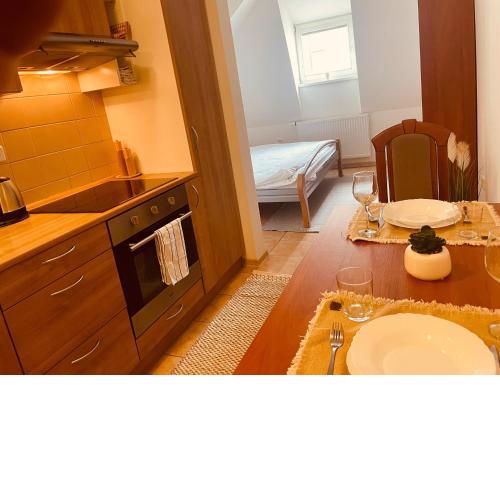 Apartment #8 with self-service check-in process