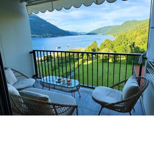 Apartment am Ossiacher See mit Seeblick