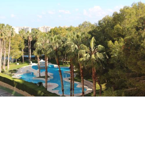 Apartment in Campoamor overlooking the swimming pool