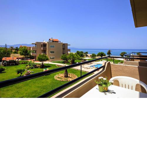 Apartment in Gerani with the communal pool