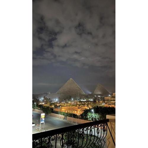 Apartment view pyramids