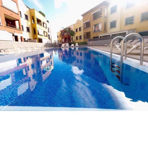 Apartment with 2 bedrooms in Adeje with shared pool furnished terrace and WiFi