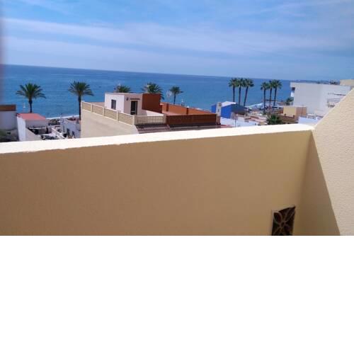 Apartment with 2 bedrooms in Algarrobo with wonderful sea view shared pool and WiFi 100 m from the beach
