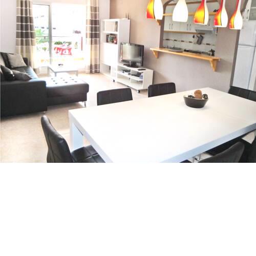 Apartment with 2 bedrooms in Alicante with shared pool enclosed garden and WiFi 2 km from the beach