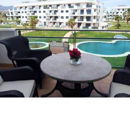 Apartment with 2 bedrooms in Almeria with shared pool and enclosed garden