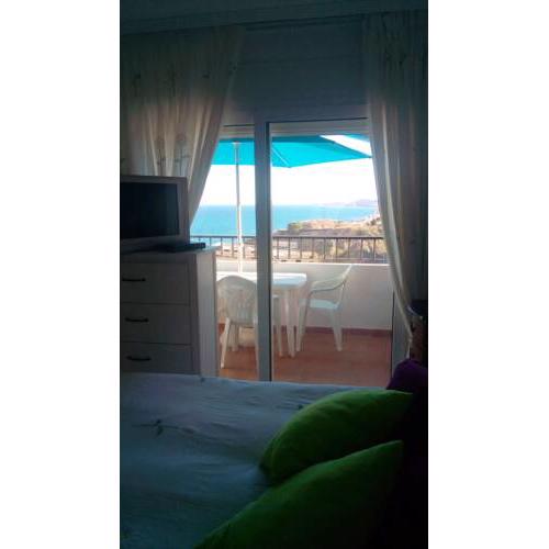 Apartment with 2 bedrooms in Benalmadena with wonderful sea view terrace and WiFi