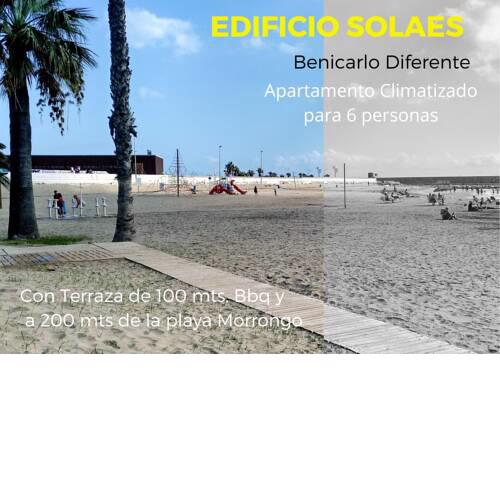 Apartment with 2 bedrooms in Benicarlo with wonderful city view furnished terrace and WiFi