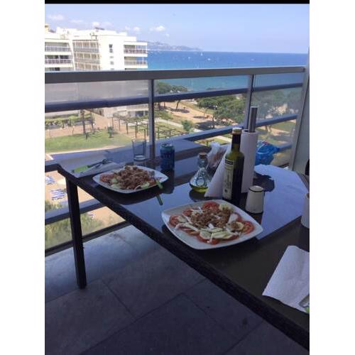 Apartment with 2 bedrooms in Blanes with shared pool terrace and WiFi 100 m from the beach