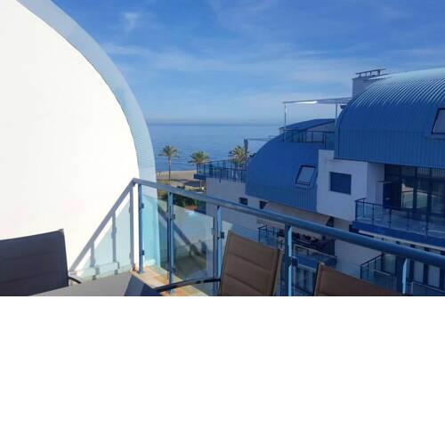 Apartment with 2 bedrooms in Castell de Ferro Gualchos with wonderful sea view shared pool and furnished terrace 100 m from the beach