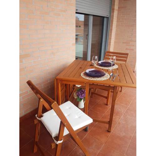 Apartment with 2 bedrooms in Ciruena with shared pool and terrace