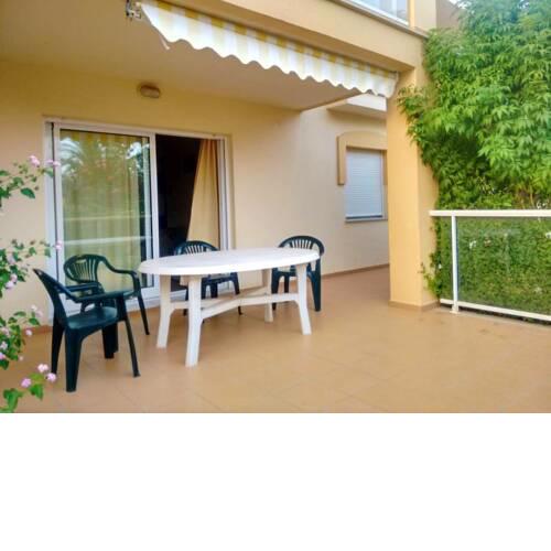 Apartment with 2 bedrooms in Denia with shared pool and furnished terrace 300 m from the beach