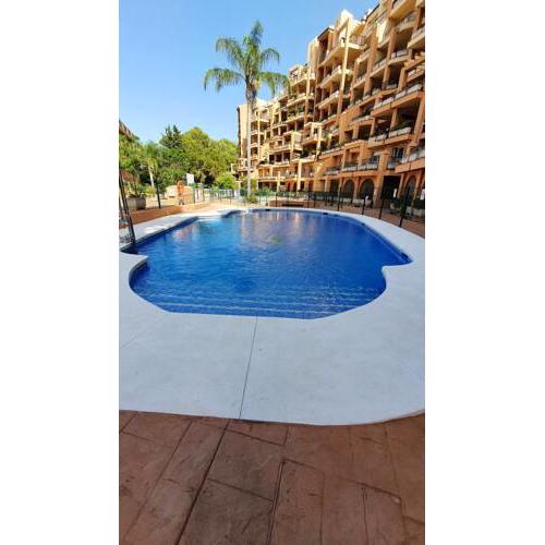 Apartment with 2 bedrooms in Fuengirola with wonderful sea view shared pool and enclosed garden