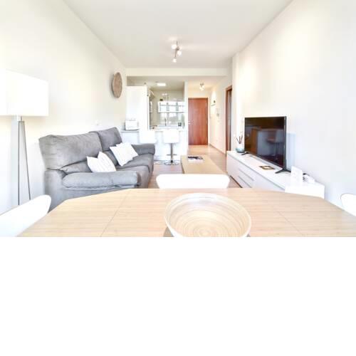 Apartment with 2 bedrooms in Illa de Arousa with wonderful sea view furnished garden and WiFi 600 m from the beach