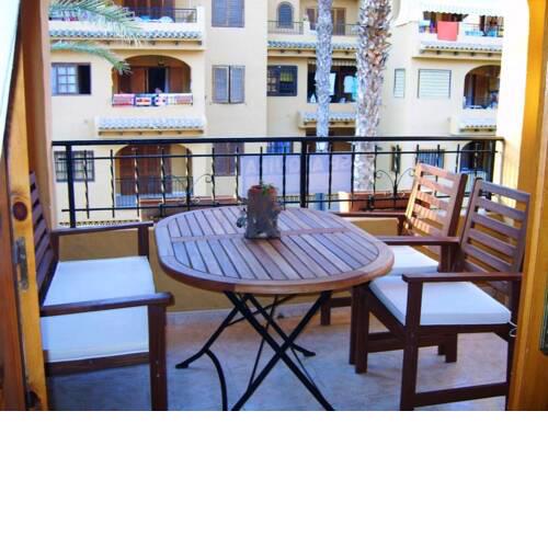 Apartment with 2 bedrooms in La Mata with wonderful sea view shared pool and balcony 100 m from the beach