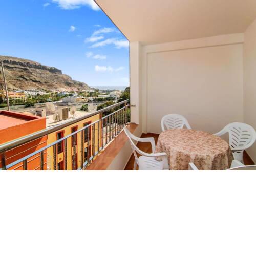 Apartment with 2 bedrooms in Lomo Quiebre with wonderful sea view furnished terrace and WiFi 500 m from the beach