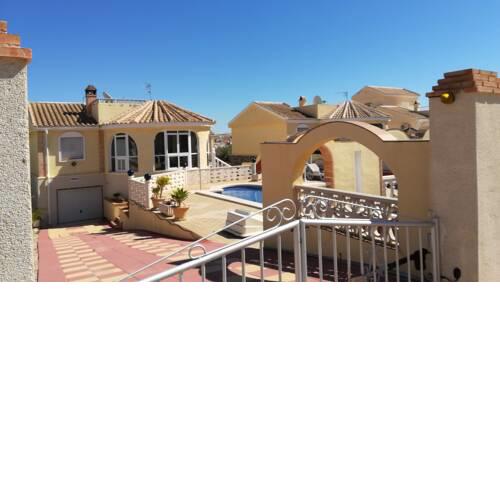 Apartment with 2 bedrooms in Mazarron with wonderful mountain view private pool enclosed garden 10 km from the beach