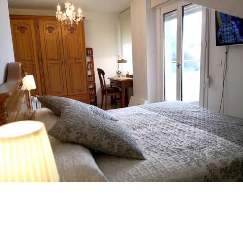 Apartment with 2 bedrooms in Mogro with wonderful sea view and furnished terrace 200 m from the beach