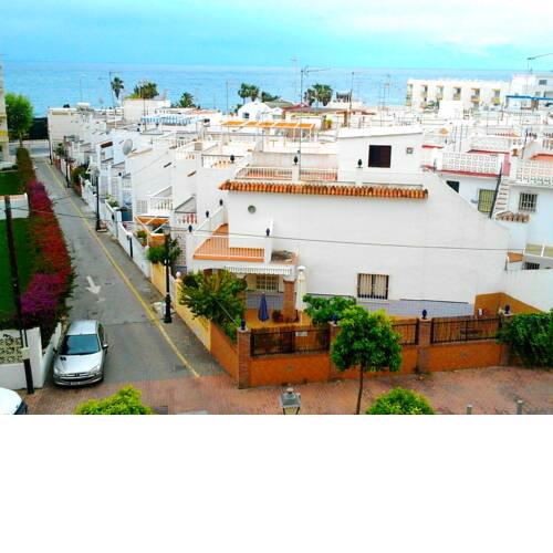 Apartment with 2 bedrooms in Nerja with wonderful sea view furnished balcony and WiFi 80 m from the beach