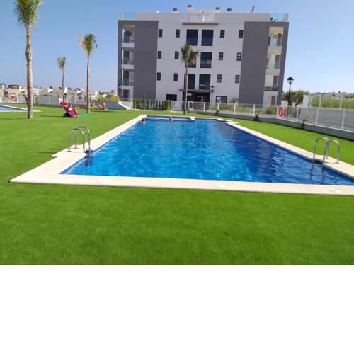 Apartment with 2 bedrooms in ORIHUELA COSTA with wonderful city view shared pool furnished balcony