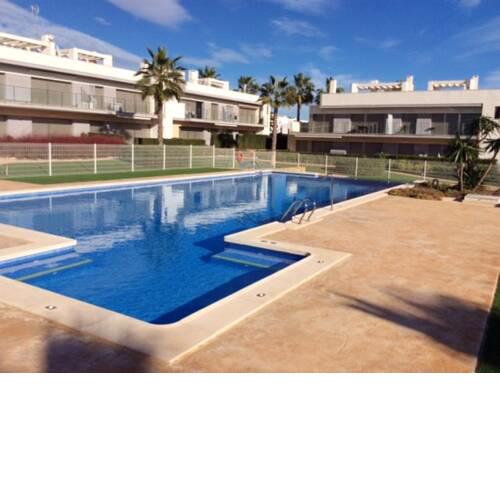 Apartment with 2 bedrooms in Orihuela with shared pool enclosed garden and WiFi