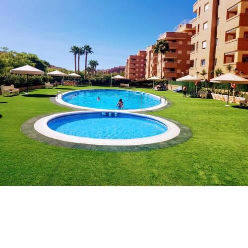 Apartment with 2 bedrooms in Oropesa with wonderful city view shared pool terrace