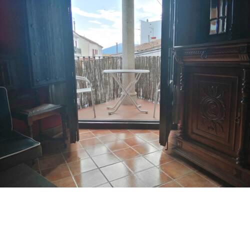 Apartment with 2 bedrooms in San Martin de Valdeiglesias with wonderful mountain view and furnished terrace