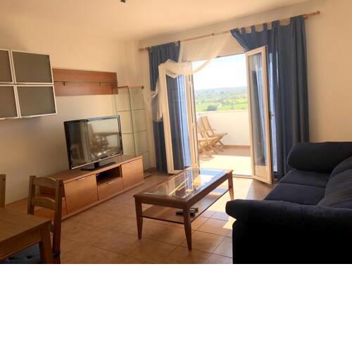 Apartment with 2 bedrooms in Sant Jordi with wonderful mountain view terrace and WiFi 7 km from the beach