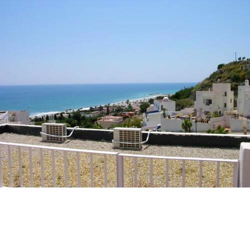 Apartment with 2 bedrooms in Ventanicasel Cantal with wonderful sea view shared pool terrace 500 m from the beach