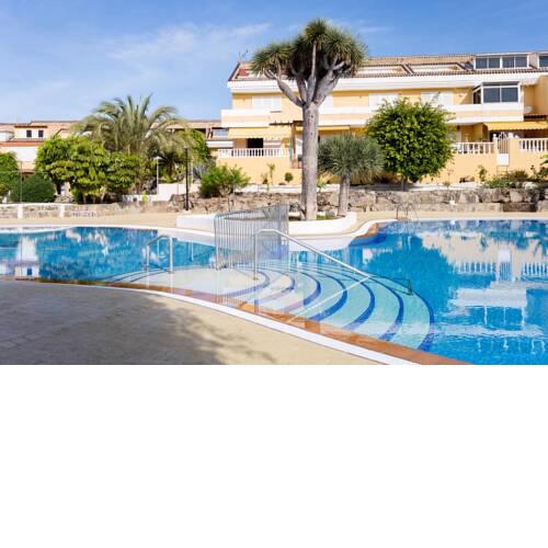 Apartment with 3 bedrooms in Arona with wonderful sea view shared pool furnished terrace 20 m from the beach