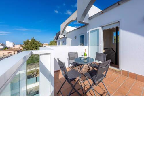 Apartment with 3 bedrooms in Can Picafort with enclosed garden and WiFi