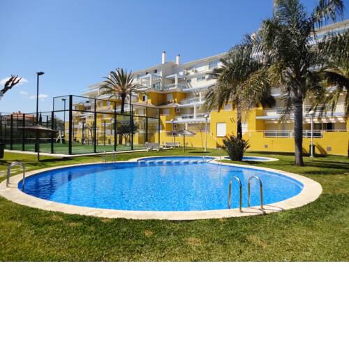 Apartment with 3 bedrooms in Denia with shared pool and terrace 500 m from the beach