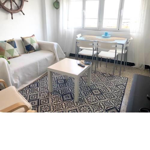 Apartment with 3 bedrooms in Muros with wonderful sea view 50 m from the beach