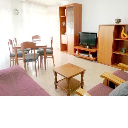 Apartment with 3 bedrooms in Santa Pola with wonderful city view and furnished balcony 200 m from the beach