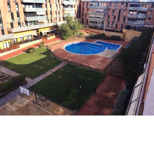 Apartment with 3 bedrooms in Terrassa with wonderful city view shared pool enclosed garden 30 km from the beach