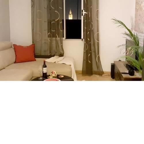 Apartment with 4 bedrooms in Sevilla with wonderful city view furnished balcony and WiFi