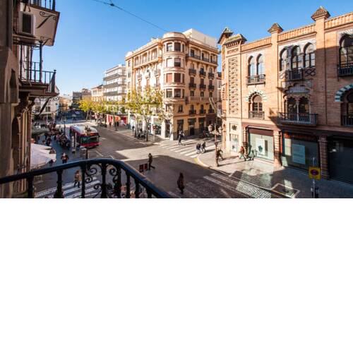 Apartment with 5 bedrooms in Sevilla with wonderful city view balcony and WiFi 87 km from the beach