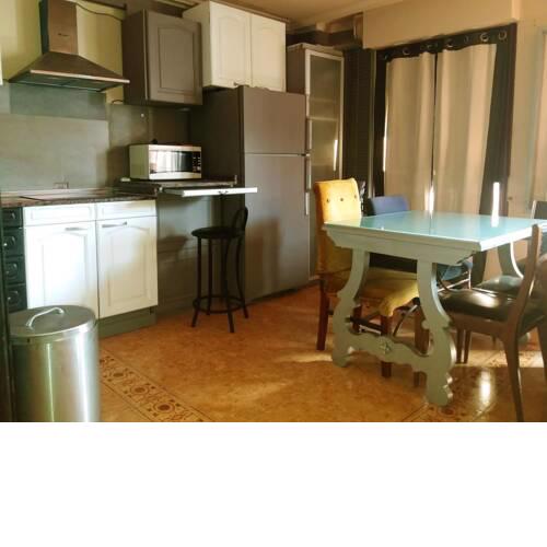Apartment with one bedroom in Alacant with wonderful sea view terrace and WiFi 200 m from the beach