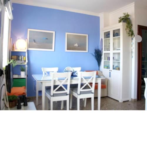 Apartment with one bedroom in Chipiona with wonderful sea view furnished terrace and WiFi 200 m from the beach