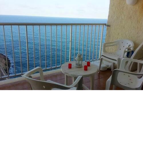 Apartment with one bedroom in Faro de Cullera with wonderful sea view shared pool terrace