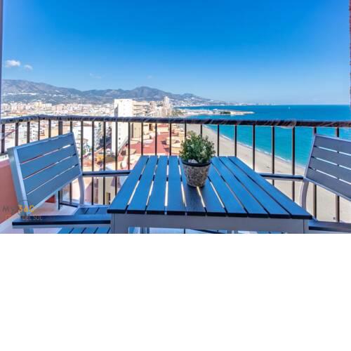 Apartment with one bedroom in Fuengirola with wonderful sea view balcony and WiFi