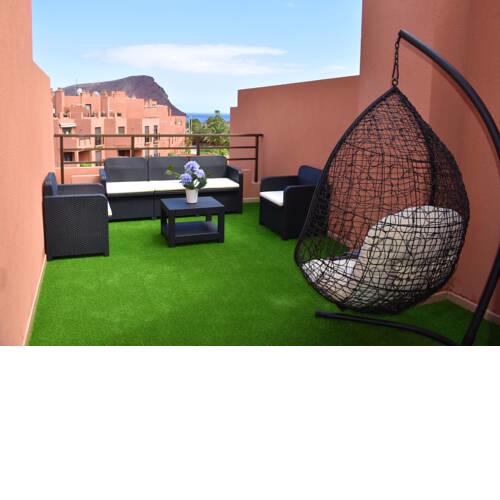 Apartment with one bedroom in Granadilla with wonderful sea view shared pool furnished terrace