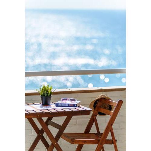 Apartment with one bedroom in Lloret de Mar with wonderful sea view furnished terrace and WiFi 2 km from the beach