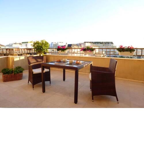 Apartment with one bedroom in Marbella with wonderful city view terrace and WiFi 200 m from the beach