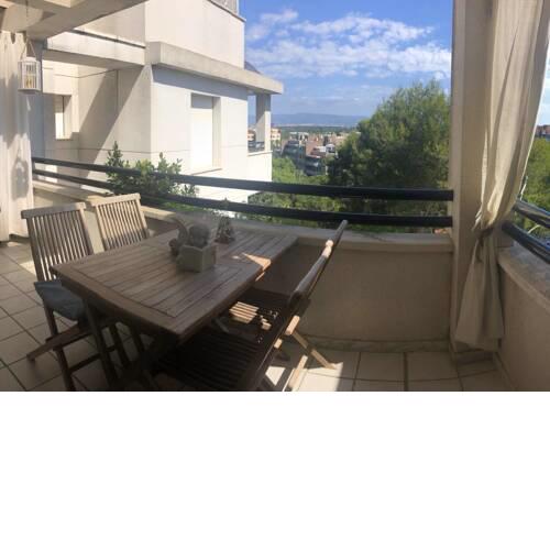 Apartment with one bedroom in Salou with wonderful mountain view shared pool and WiFi 850 m from the beach