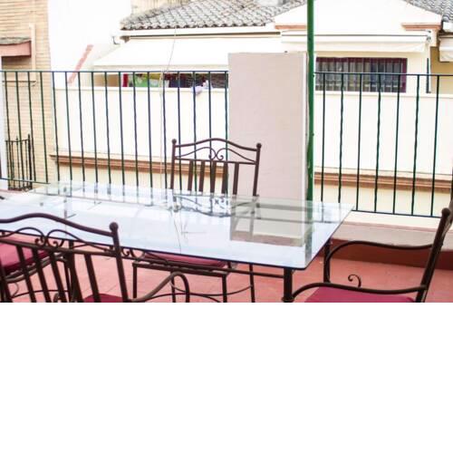Apartment with one bedroom in Sevilla with wonderful city view terrace and WiFi
