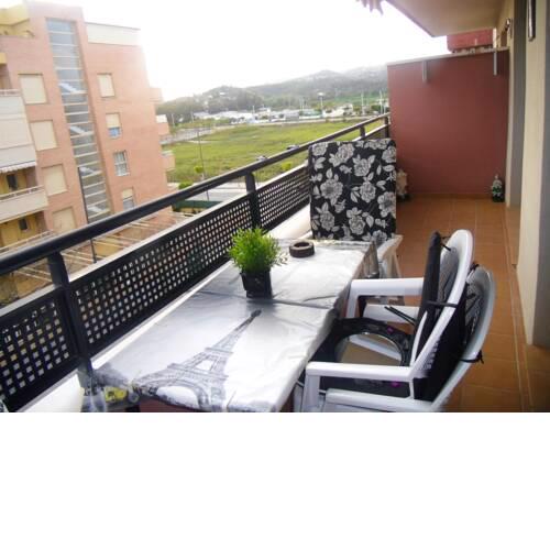 Apartment with one bedroom in Torre del Mar with wonderful sea view furnished terrace and WiFi 500 m from the beach