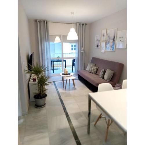 Apartment with one bedroom in Torrox Costa with wonderful sea view and WiFi