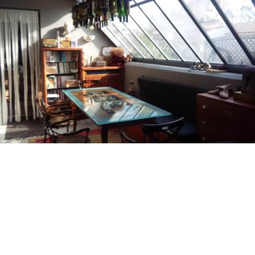 Apartment with skylight